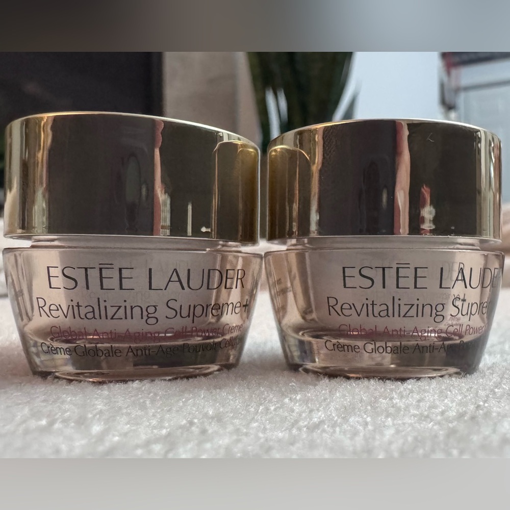 2 Estee Lauder revitalizing supreme + cream .17 oz each
